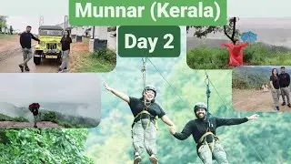 M&K | Munnar | Day 2 | JeepSafari | Ripple Falls|Hanging Bridge |Zip Line| Pothamedu View| Anakulam