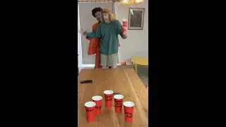 Beer Pong Challenge with 