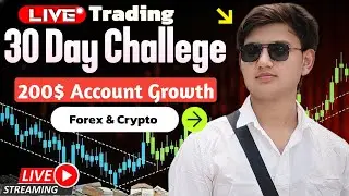 Live Trading | 30 Day Challenge 200$ Account Growth  | Hindi