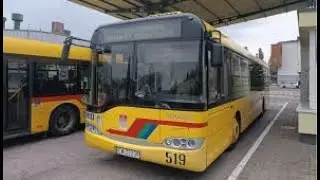 MPK Włocławek linia 9 Dobrzyńska I 01 n/ż - SDH Kujawiak 02 Solaris Urbino 12 II #519