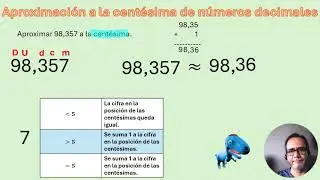 37 Ejemplos de aproximaciones a la centésima