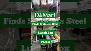 D Mart Finds Stainless Steel Lunch Box| D Mart Clearance Sale offers #dmart #affordablefinds #viral