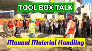 Manual Material Handling || Tool box Talk in hindi