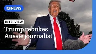 IN FULL: Trump hits out at ABC journalist after family business questions | ABC NEWS