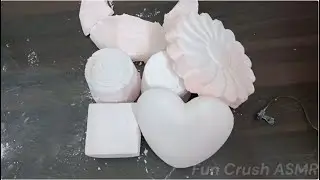 ASMR | Big & Thick Pink Gym Chalk Reforms | Crunchy & Powdery | Anxiety Relief | Oddly Satisfying