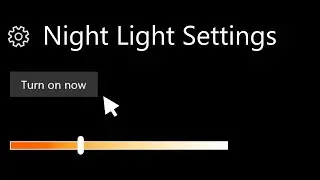 How to Enable Night Light on Windows 10
