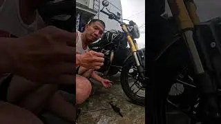 Triumph speed 400 crash guard and radiator  protector installation