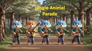 Jungle Animal Parade I Animation English Rhymes I Fun For Kids