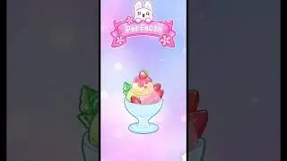 Animated cartoon character mukbang ASMR , FOOD EATING.