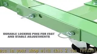 OEMTOOLS 24830 2 Ton Folding Shop Crane, Engine Hoist, 2 Ton Engine Hoist, 2 Ton Engine Crane, Cran