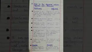 difference between Hardware and Software || Computer Mentor