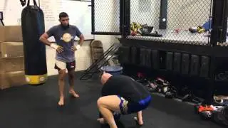 Court and Rob 100 lb ball slams