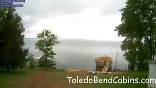 Watch a Boathouse Get Build in 3 minutes on Toledo Bend