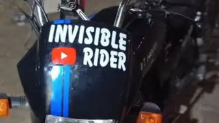 Invisible Rider is live barish m delivery 🤔