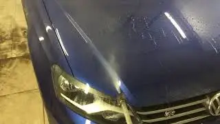Гидрофоб после нанесения Koch Nano Magic Shampoo и Protector Wax