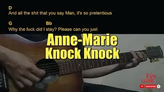 Anne-Marie - Knock Knock Guitar Chords cover