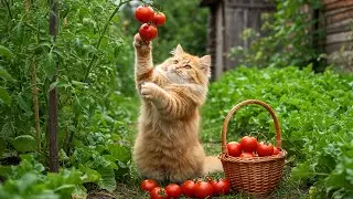 fried tomato and egg 🏯🀄🇨🇳Cat Kitchen & cooking
