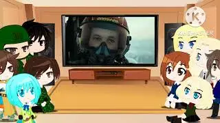 Girls und Panzer and GATE react to Top Gun : Maverick | Gacha Club Reaction Season 2 Part 9 ( 3/3 )
