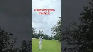 TGOLF ACADEMY | Rescue Club hit on green #golf #golfswing #quocnguyenswing #golfer #tgolfacademy
