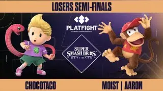 ChocoTaco vs Moist | Aaron - Platfight 2024 - Smash Ultimate: Losers Semi-Finals