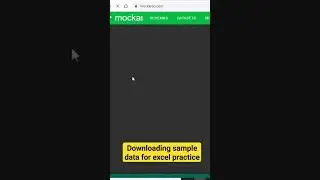download sample data for excel practices