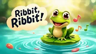 Ribbit, Ribbit 🐸 | Fun Frog Song for Kids | Tinker Tails Sing-Along
