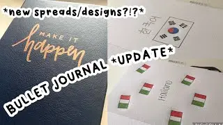 *UPDATING* MY LANGUAGE BULLET JOURNAL ~NEW SPREADS & NEW DESIGN* | LANGUAGE BULLET JOURNAL