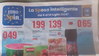 Parte 1 RECENSIONE PRODOTTI EUROSPIN in OFFERTA VOLANTINO 2/14 LUGLIO 2024 LIVE #eurospin #volantino