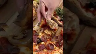 #Homemade Pepperoni #Pizza, Anyone? 🍕 🔥 👨🏽&zwj;🍳 | Backyard Pizza Lab #shorts #tasty
