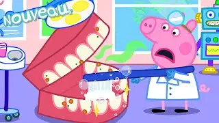 Les histoires de Peppa Pig 🦷 Les dents géantes 🪥 Épisodes de Peppa Pig