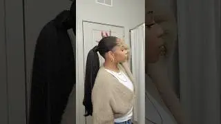 this $13 wrap ponytail is 🔥🔥🔥