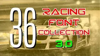 36 Racing Font Collection- 2