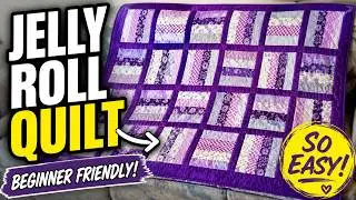 How to Sew a Cute Quilt with a 20-Strip Jelly Roll