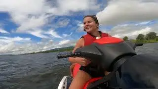 Woman Tries to Toss Husband Off Jet Ski and It Backfires