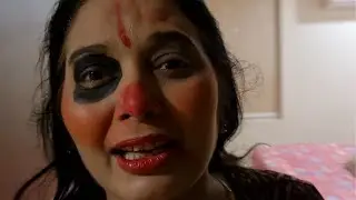 Makeup prank on mom ||bhoot makeup|| #funvideo #pranks #jaishriram  #youtubetrend #entertaining #bye