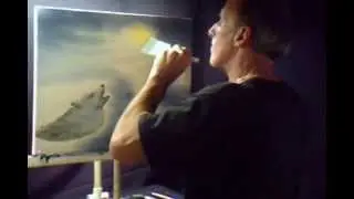 Oil Painting Alaska  Summer Moonlight Sky Volume 6 Lesson # 123