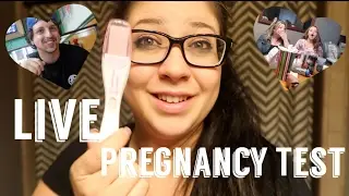LIVE PREGNANCY TEST | Telling my husband & family we are pregnant