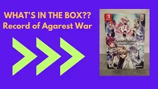 Unboxing Record of Agarest War Limited Edition Nintendo Switch