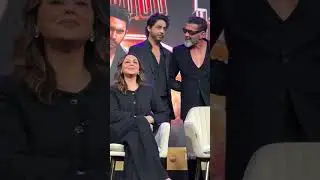 Shah Rukh Khan with Family on Emotional Stage Show | Gauri, Aryan, Suhana & AbRam with Rashmika ✨
