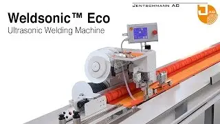 Jentschmann Weldsonic&trade; Eco - Gluing of an overlapping seam with screen fabric
