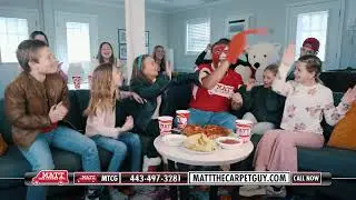 Superfan Loses It Over a Matt the Carpet Guy Super Bowl Ad | Super Bowl 2026