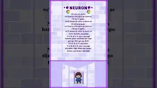 #JHOPE🦫 NEURON​ SONG (LYRICS) 💜🐨💜🐹💜🐱💜🐿💜🐥💜🐻💜🐰 💜 19 Sept.