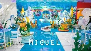Clipe do aniversário de 1 ano do Miguel - tema fundo do mar