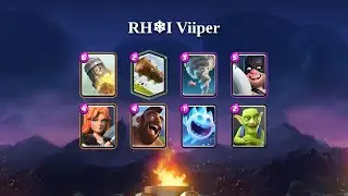 RH❄I Viiper | Hog Rider deck gameplay [TOP 200] | December 2020