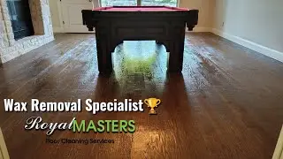 🙌We Saved These Engineered Floors from Costly Replacement &ndash; Wax Removal Transformation.😎#rmfcs 