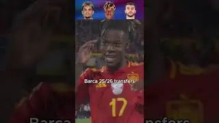 Barca 25/26 transfers☠ #shorts #football #trending #viral #footballer #soccer #fifa