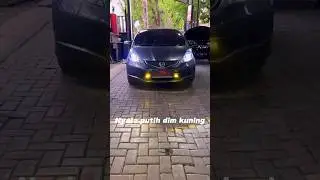 JAZZ GE 8 pencahayaan tembus kabut hujan?! LASERLED 2 MATA #jazzge8 #hondajazz #laserled
