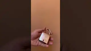 Godrej Stainless Steel Padlock from India.
