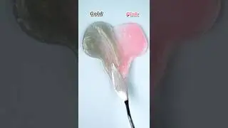 Gold + Pink = Rose Gold 💖 Satisfying Color Mix | ASMR #shorts
