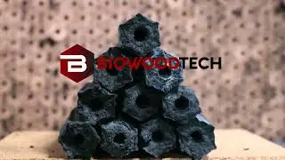 BBQ Charcoal Briquettes - BIOWOODTECH - 100% natural, High Heat, Smokeless, Flameless, Odorless
